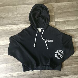 PINK Victoria's Secret Black Hoodie Sweater
